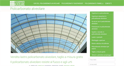 Desktop Screenshot of policarbonato-alveolare.com